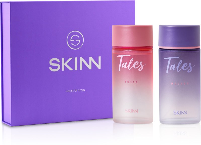 SKINN by TITAN Perfume Gift box 200 ml – Tales Ibiza & Malaga Eau de Parfum  –  200 ml(For Women)