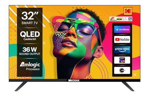 Kodak QLED SE 80 cm (32 inch) QLED HD Ready Smart Linux TV 2025 Edition (32QSE5080)