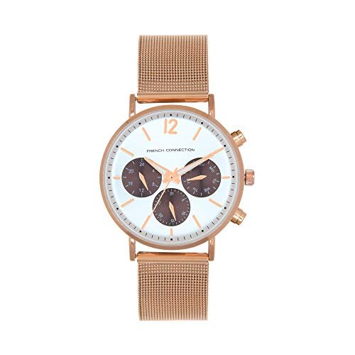 French Connection Spring-Summer 2021 Analog Silver Dial Men’s Watch-FCL0010RGM