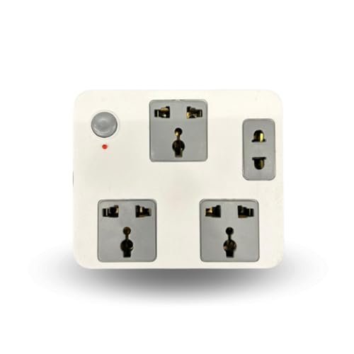 Ideakard Surge Pro – 3-Socket Power Strip with Surge Protection & Copper Cable (1.5m, ABS Body, Reset Switch, 1-Year Warranty)