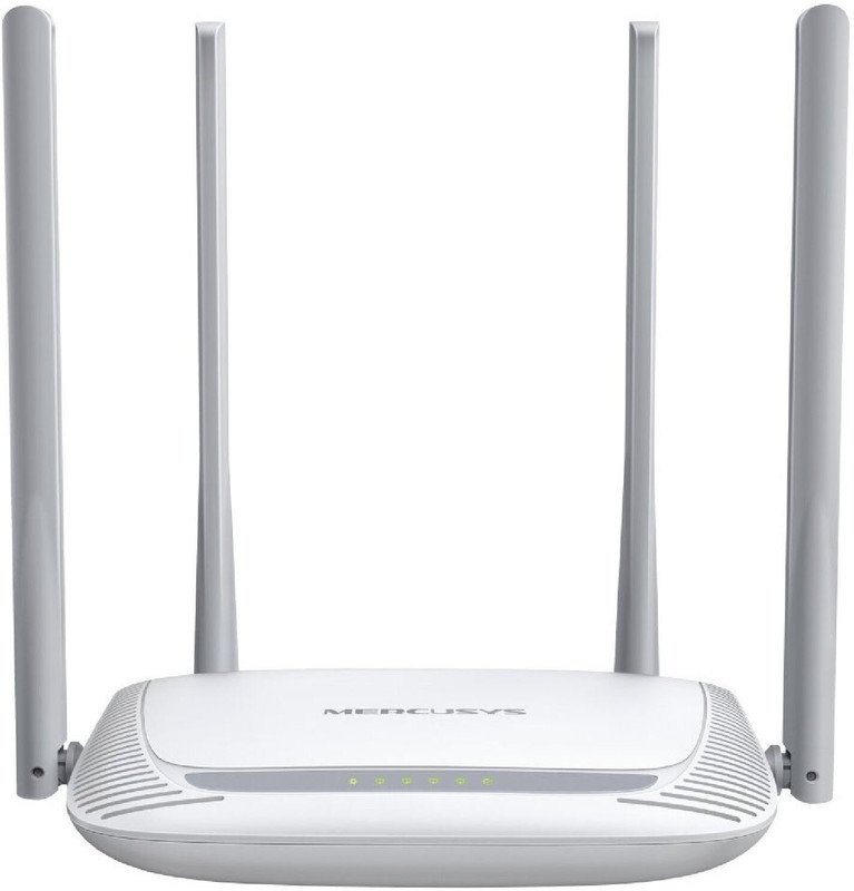 Mercusys MW325R Wireless Router 2.4 GHz 300 Mbps Wifi Speed Single Band External Antenna Ethernet (Cable Broadband)(White)