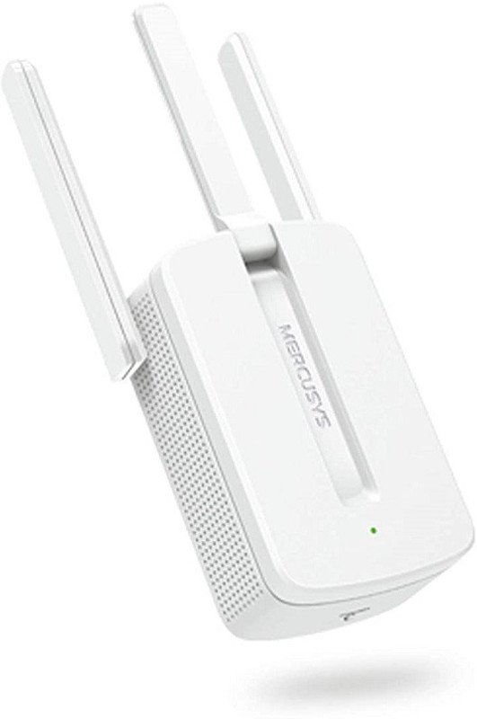 Mercusys MW300RE WiFi Range Extender 2.4 GHz 300 Mbps Wifi Speed Single Band External Antenna Ethernet (Cable Broadband)(White)
