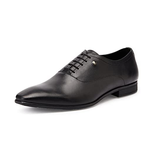 Hush Puppies Danny Oxford E Men’s Black Formal Shoes – 9 UK (8346256)