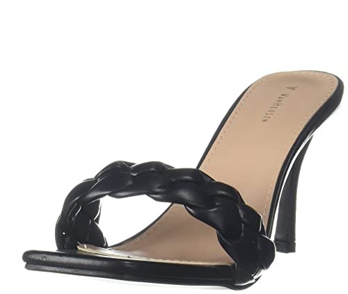Van Heusen womens Flatform Heeled Sandal, Black, 3 UK