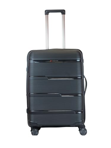 Ligo 75 Cm Large Lightweight 8 Wheel Trolley Bag with Anti-Theft Zip | Premium Travel Luggage for Men & Women.