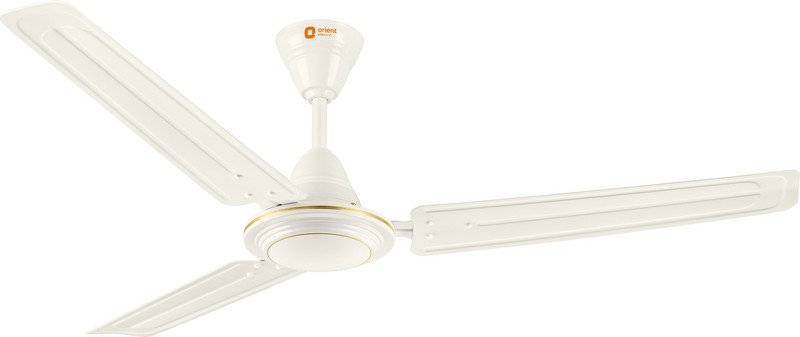 Orient Electric Ujala Air | Rust Resistant | Heavy Motor | BEE-1 Star Rated | Superior Air Flow with 2 Year Warranty Energy Saving 1200 mm Ceiling Fan(1 Star | Soft Pearl | Pack of 1)