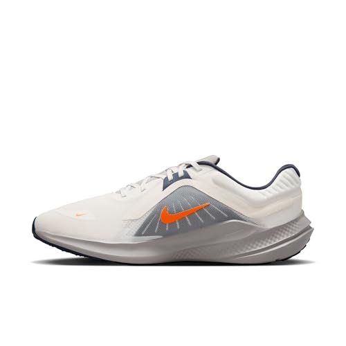Nike Mens Quest 5 Sail/Total Orange-Thunder Blue Running Shoes UK 10