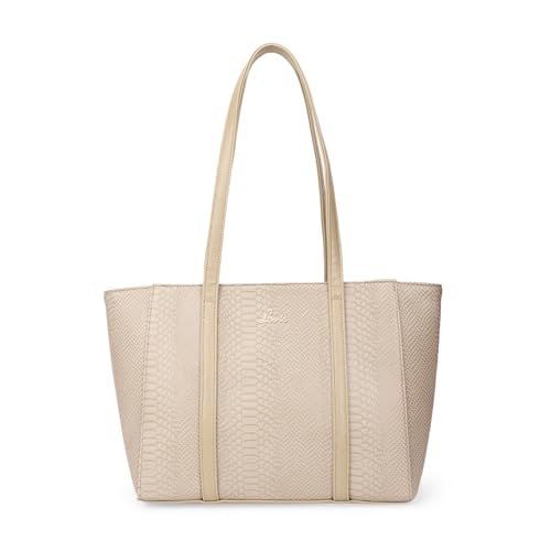 Lavie Women’s Croclo Tote (Beige)