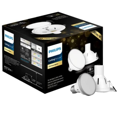 Philips 4W Cool Day White Downlighter, Pack of 1, (929001951720)-Glass