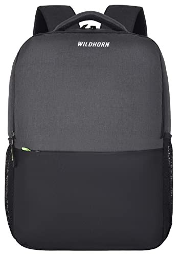WildHorn 31L Laptop Backpack for Men/Women I Fits upto 15.6″ Laptop I Waterproof I Travel/Business/College Bookbags (Dark Grey)