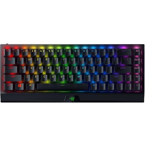 Razer BlackWidow V3 Mini Hyperspeed – 65% Wireless Mechanical Gaming Keyboard (Yellow Switch) I Razer Chroma RGB Customizable backlighting RZ03-03890100-R3M1(Black)