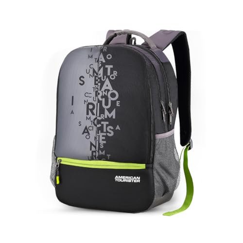 American Tourister 32 Ltrs Black Casual Backpack (AMT FIZZ SCH BAG 02 – BLACK)