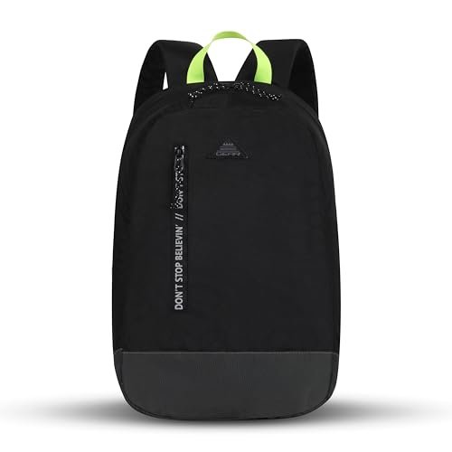 Gear Superior 17″/19L Medium Water Resistant Backpack | Casual Backpack | Daypack | Travel Backpack | College Bag For Men/Women (Black – Grey)