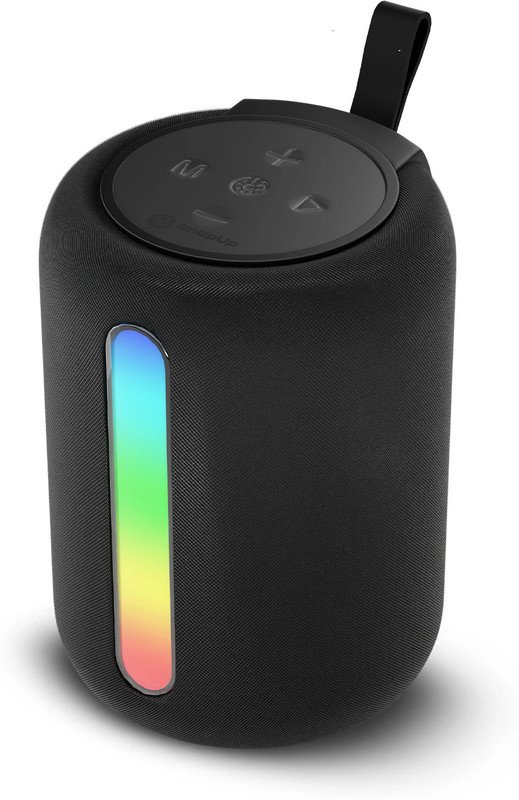 SnapUp Stone S20 Upto 7H TYPE C ACOUSTIC STEREO SOUND RGB 55mm DRIVER TWS DOUBLE IMPACT 12 W Bluetooth Speaker(Slay Black, Stereo Channel)