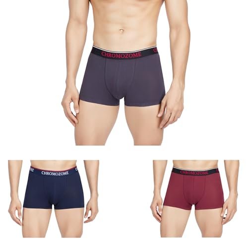 Chromozome Men Trunk CZ 407 (Pack of 3) S Multi 6