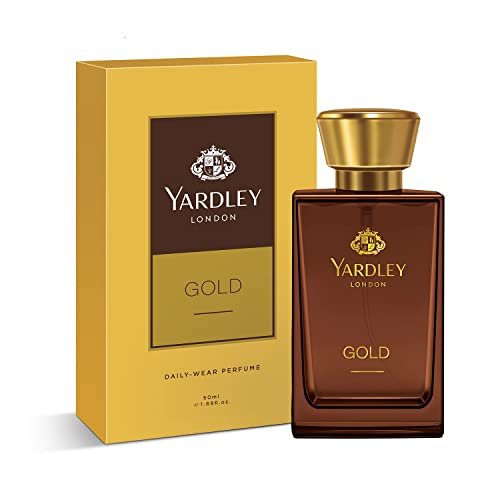 Yardley London Gold Liquid Perfume For Women, Sandalwood Scent, 50ml