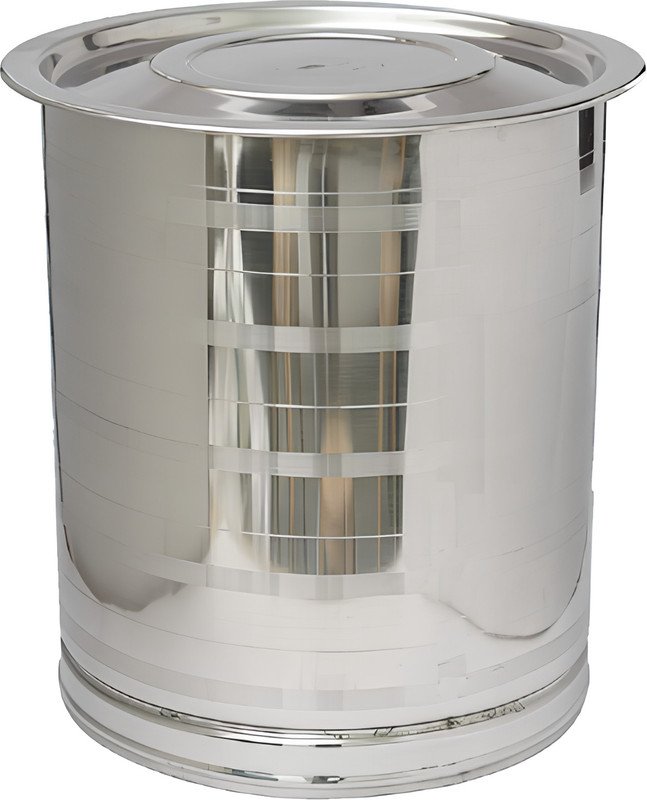 SM Enterprises Stainless Steel Utility Container  – 25 L(Silver)