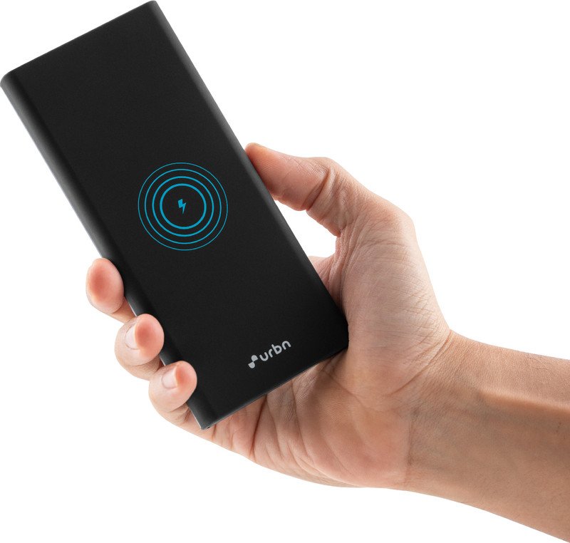 URBN 10000 mAh 22.5 W Wired & Wireless With MagSafe Pocket Size Power Bank(Black, Lithium Polymer, Fast Charging for Mobile)