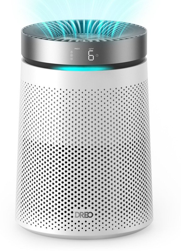 Dreo CADR 173m/h, 3-in-1 HEPA Filter, 750sqft Coverage, LED Display Portable Room Air Purifier(White)