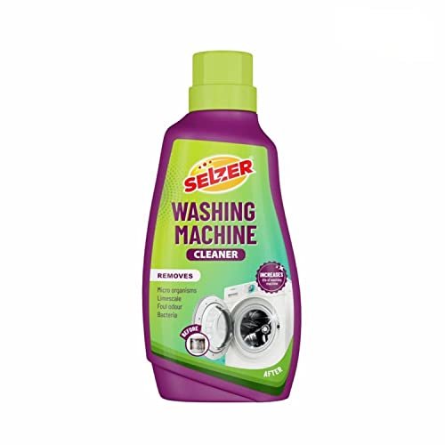 Selzer Washing Machine Cleaner & Descaling Powder, Descaler for top load and front load | Washing Machine Drum Cleaner & Tub Cleaner- 200 gm (Pack of 1)