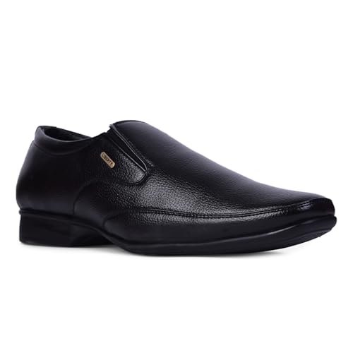 Liberty Fortune HOL-132E Formal Non-Lacing Moccasin Shoes for Men – Formal Shoes for Men – Stylish, Cushione – Business, Wedding, Office Wear – Black, Brown, Tan – Lightweight & Comfortable