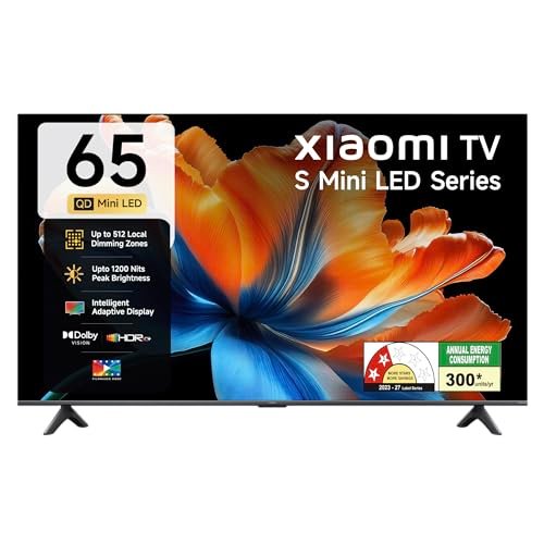 Xiaomi 165 cm (65 inches) 4K UHD Smart Quantum MagiQ S Mini LED Google TV L65MC-IN
