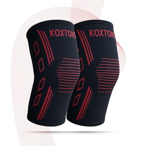 Koxtons Knee Caps for Women and Knee Support for Men, Anatomically Designed with 3D Seamless & Angular Design for Enhanced Comfort and Support, Ultra Pro, Size L