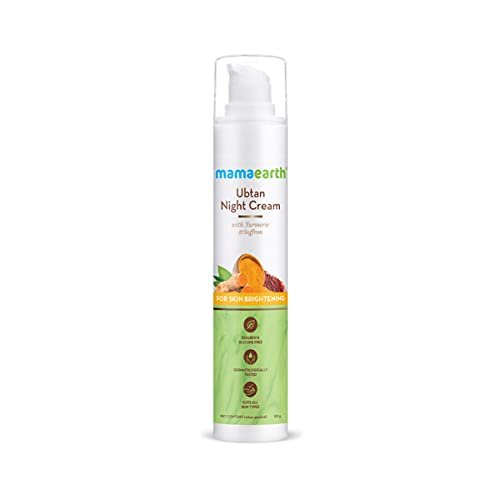 Mamaearth Ubtan Night Cream for glowing skin with Turmeric & Saffron for Skin Brightening – 50 g