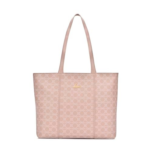 Lavie Women’s Mono Neghan Monogram Print Tote Bag for Women | Tote Bag for Work | Ladies purse | Stylish Shoulder Bag | Gift for Women
