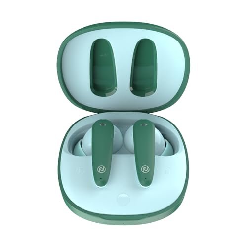 Noise Buds VS404 in Ear Truly Wireless Earbuds with 50H of Playtime,3 EQ Modes, Quad Mic with ENC, Instacharge(10 Min=200 Min),10mm Driver, BT v5.3 (Forest Green)