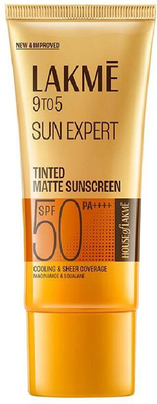 Lakmé Sunscreen – SPF 50 PA+++ Sun Expert Tinted Sunscreen| UVA/B protection(100 ml)