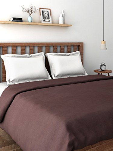 Goyal’s ® Polar Fleece 250 TC Blanket (Double Bed, Coffee Brown)