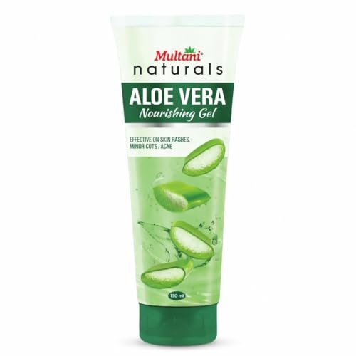 Multani Naturals Aloe Vera Nourising Gel (150ml) For Face & Hair | Hydrating, Moisturizing, Soothing Skin | Multipurpose Gel | Paraben Free