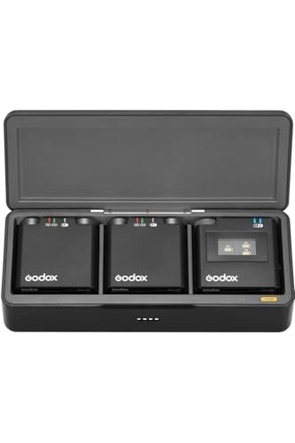 Godox Virso M2 2Person Wireless Microphone System for Cameras and Smartphones 2.4 GHz