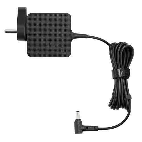 Asus AD45-00B 45W Laptop Adapter/Charger Without Power Cord for Select Models of ASUS (20 V, 2.5 A, 4 mm x 1.2mm Diameter – Black