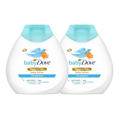 Baby Dove Rich Moisture Baby Lotion, 200 ml (Pack of 2)