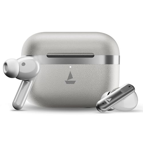 Boat Airdopes Prime 513 ANC, ~32dB Active Noise Cancellation, 65H Battery, Multipoint Connectivity, 4Mics ENx, Bluetooth Earbuds, TWS Ear Buds Wireless Earphones with mic (Ivory Glow)