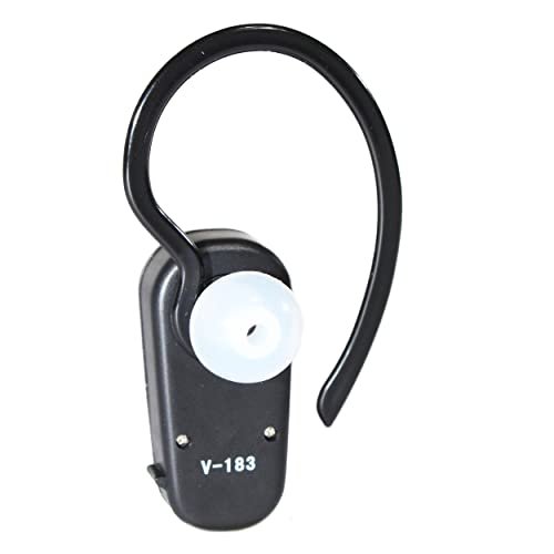 Dishan Fashion Style Ear Hearing Aid Premium and Superior Quality Sound Amplifier (Black)- Axon V-183- with German Batteries Instrument for Moderate to Severe Loss