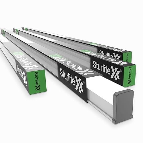 Sturlite Ray 22 Watt LED Batten| 6500K Cool White Color Temperature Tube light| Sleek Elegant Design With CRI Tech| 25000 Hrs Rated Life| 2200 Lumens – Pack of 4