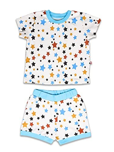 Nino Bambino Organic Cottton Unisex Baby Boys Baby Girls Top & Bottom Sets Dress Sleepsuits (2-3Years)