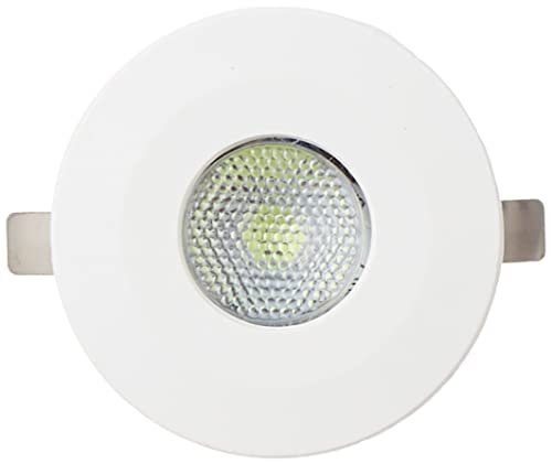 wipro Polycarbonate Garnet 2W Led Integrated Spotlight | Green Color | Compact Design Ceiling Spot Light for Cabinets & Wardrobes| Cutout – 33Mm|Pack of 3