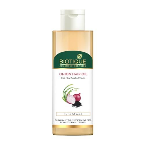 Biotique Onion Black Seed Hair Oil for Silky and Strong Hair, 200ml