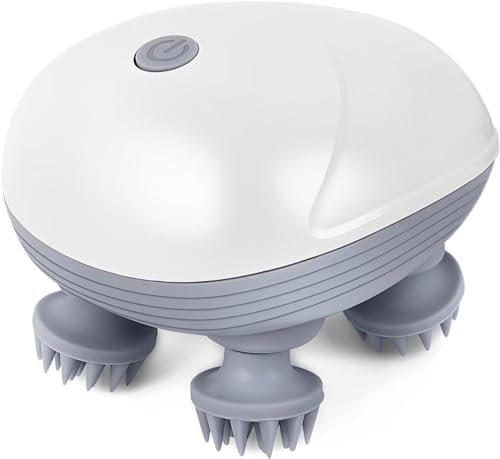 UrbanBite Scalp Head Massager for Hair Growth Revive Scalp Massager With 96 Silicon Kneading Points with Detachable Heads Scalp Body & Head Massager – Random Color
