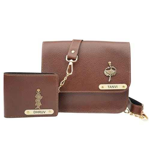 YOUR GIFT STUDIO Customized Leather Men Wallet | Personalised Purse for Men | Customised Birthday Gift for Him