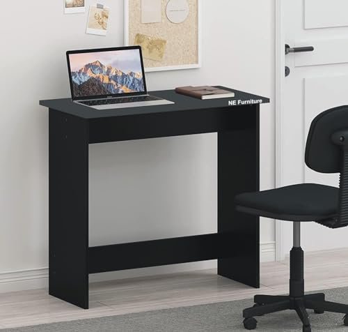 KVS Furniture Modern Desk Work from Home Table, Home Office Computer Desk,Office Desk, Wood Desk (Black) DIY(Do-It-Yourself)