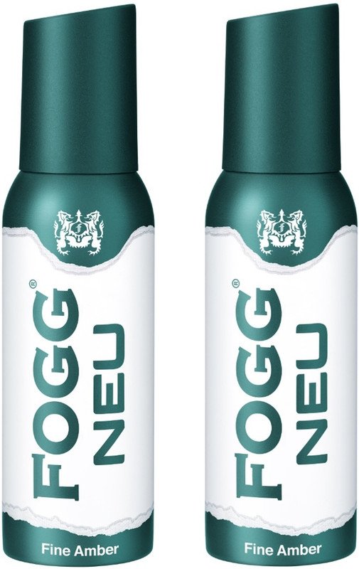 FOGG Neu Fine Amber Deodorant With Long Lasting with With Long Lasting Perfume Body Spray  –  For Men(240 ml, Pack of 2)