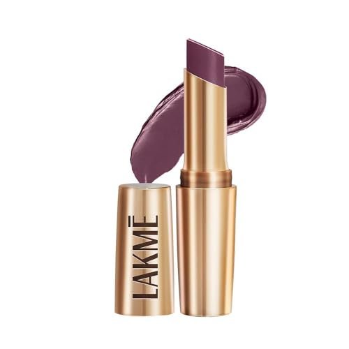 Lakme Powerplay Priming Matte Lipstick, Smooth Matte Finish, Lightweight Lipstick, Smudgeproof, Lasts 16hrs, Hydrates Lips, Garnet Punch, 3.6g (Pack of 1)