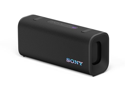 Sony New ULT Field 3 Wireless Bluetooth Speaker, 24hrs Playtime, Massive Bass, Hands Free Calling, Shoulder Strap, IP67 Water, Dust & Rustproof, Quick Charging-Black