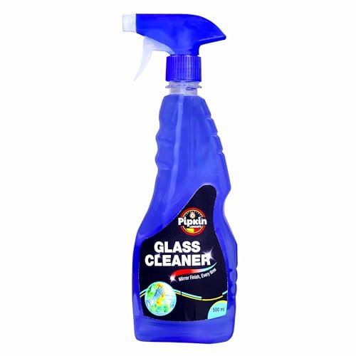 Pipkin Glass and Surface Cleaner Liquid Spray – 500 ml | All-Purpose Glass Cleaner for Car, Kitchen and Home Surfaces | Multi Surface Cleaner