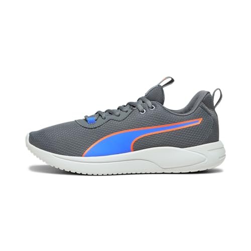 Puma Unisex-Adult Resolve Modern Cool Dark Gray-Ultra Blue-Neon Sun Running Shoe – 8 UK (37703614)